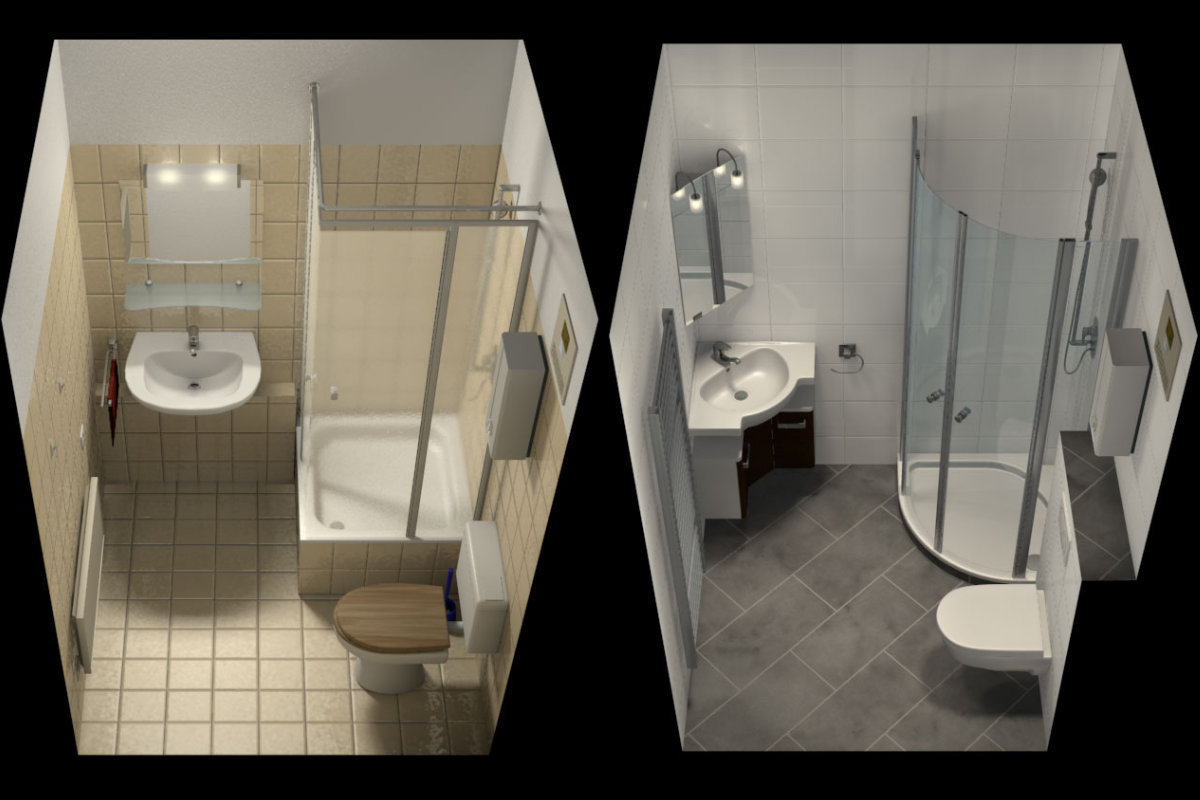 Badezimmer Visualisierung